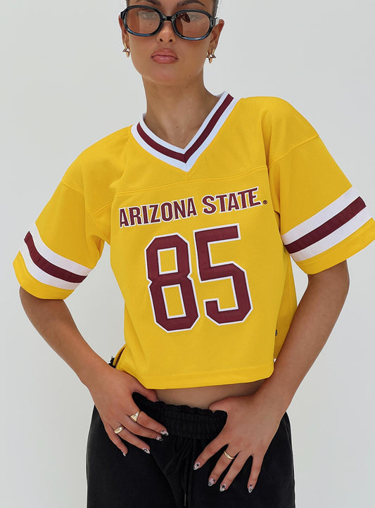 ASU Football Jersey Gold