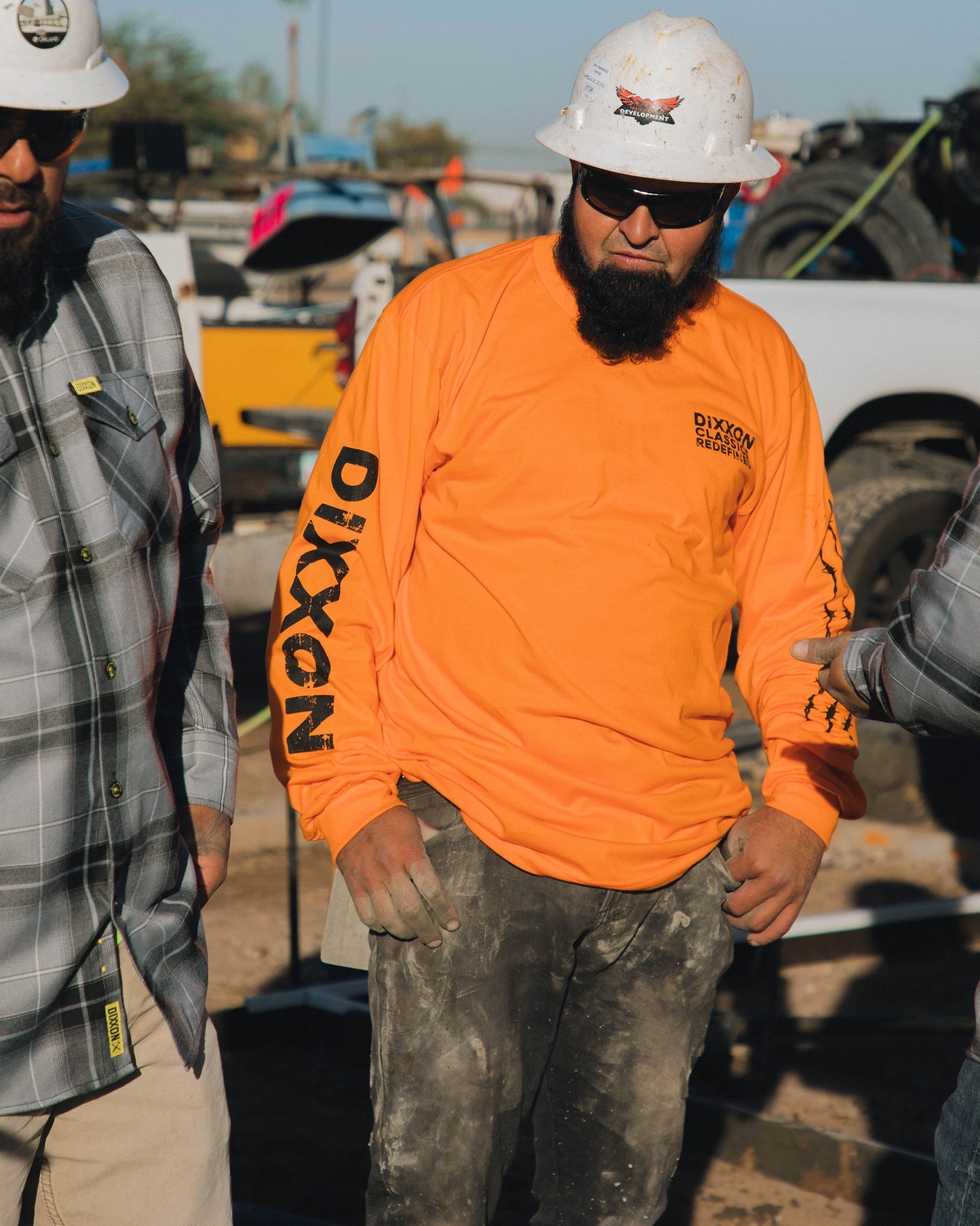 Brutal Hi Vis Long Sleeve T-Shirt - Orange