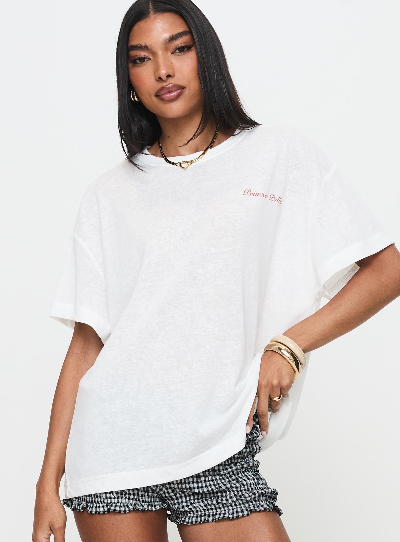 Bakery Caked Oversized Tee Cream