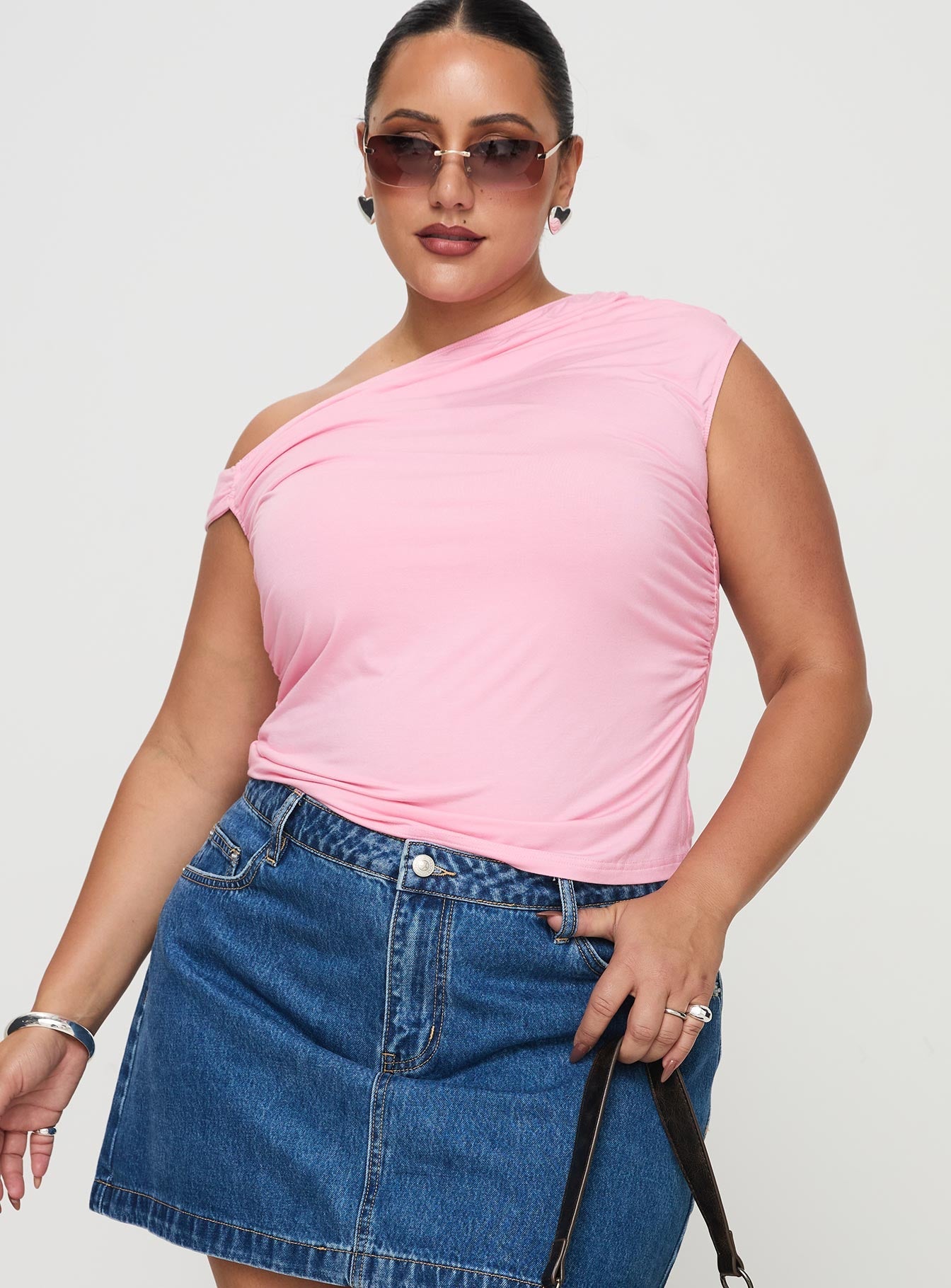 Beller Top Pink Curve