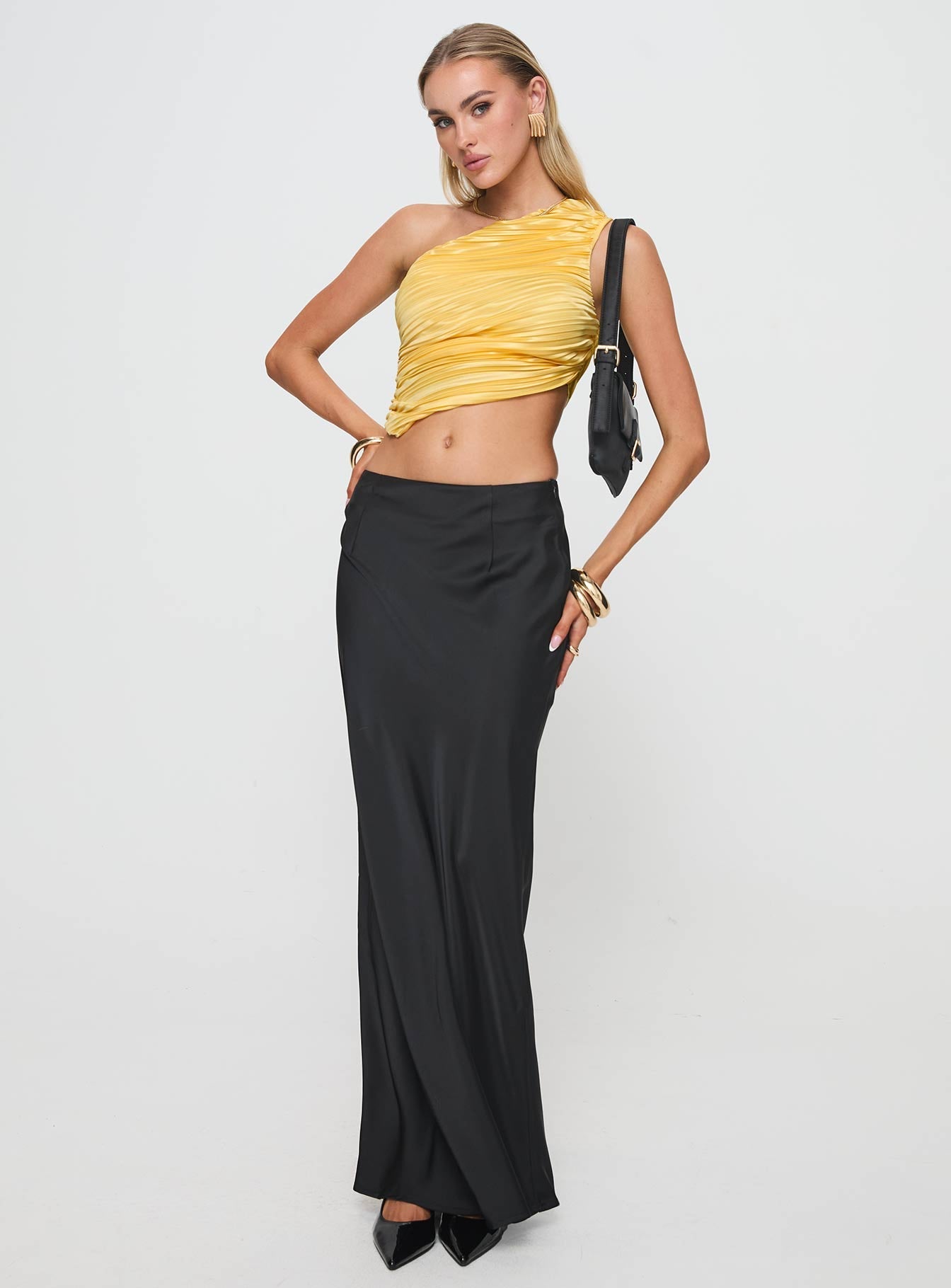 Brinstead One Shoulder Top Yellow