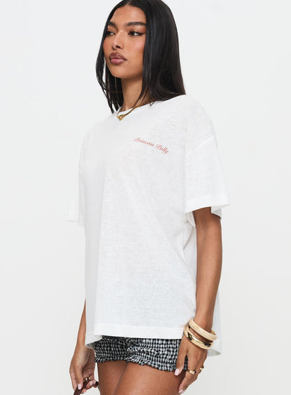 Bakery Caked Oversized Tee Cream