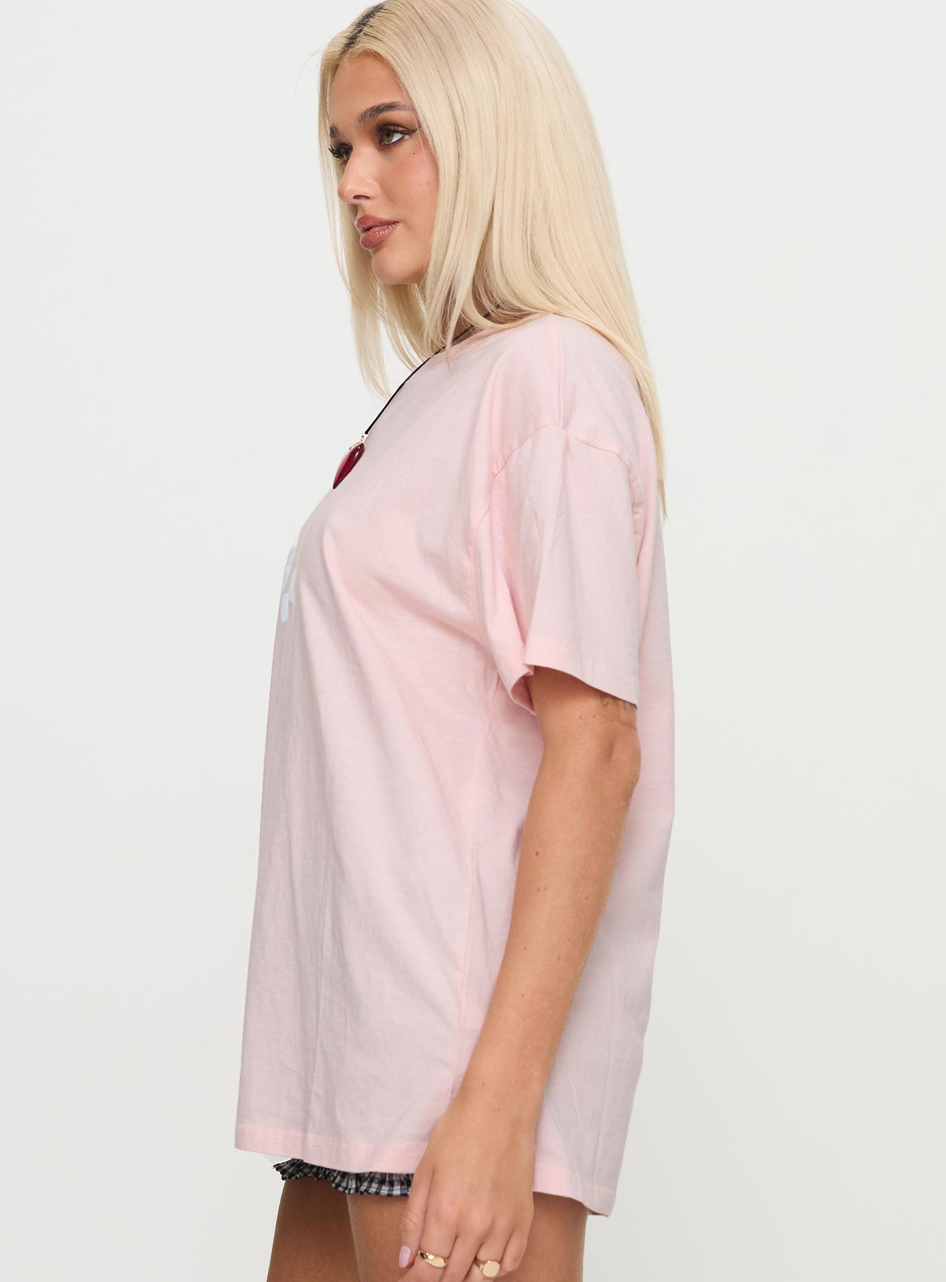 Asta Oversized Tee Pink