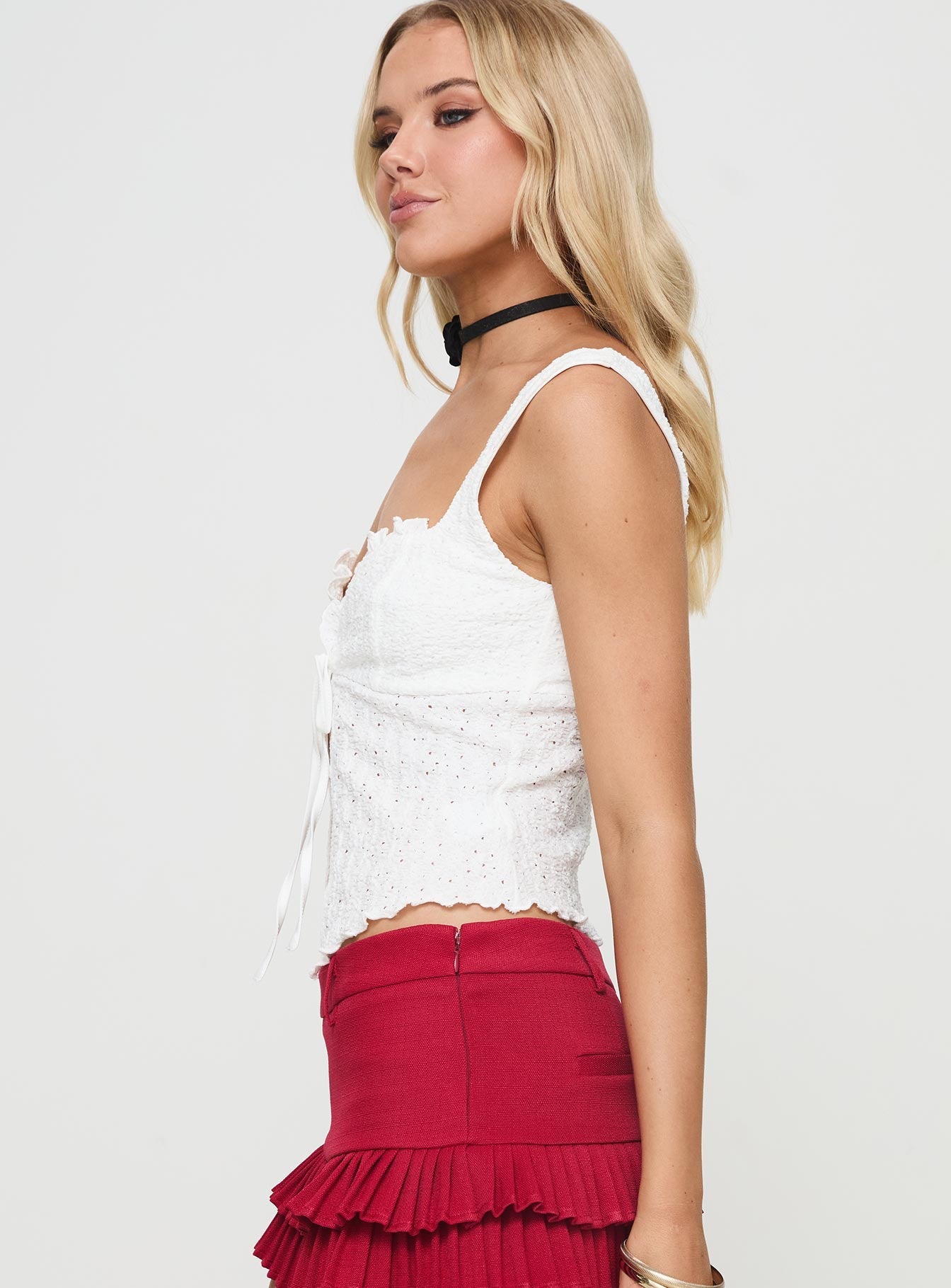 Amberly Top White