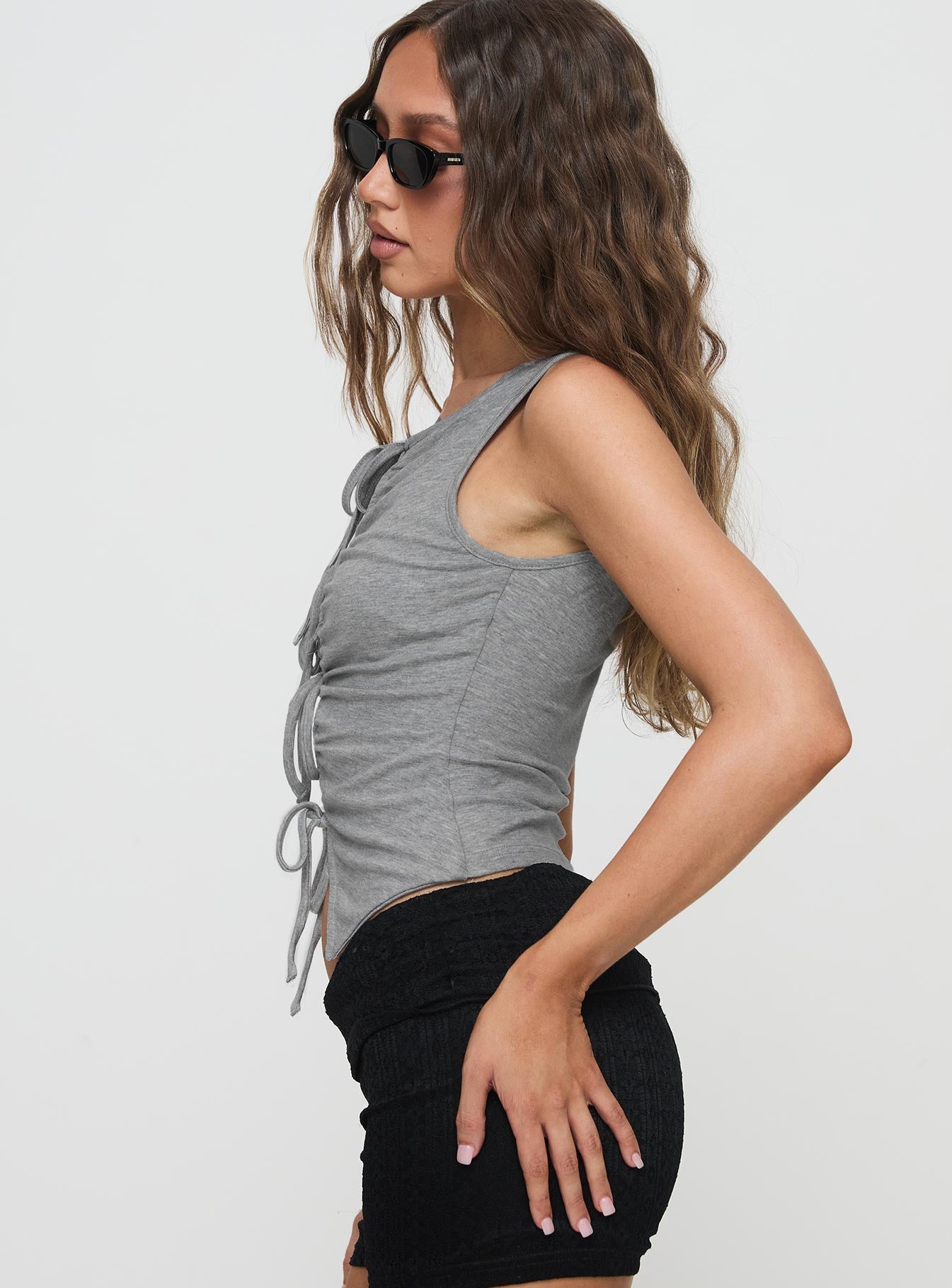 Bowery Top Grey