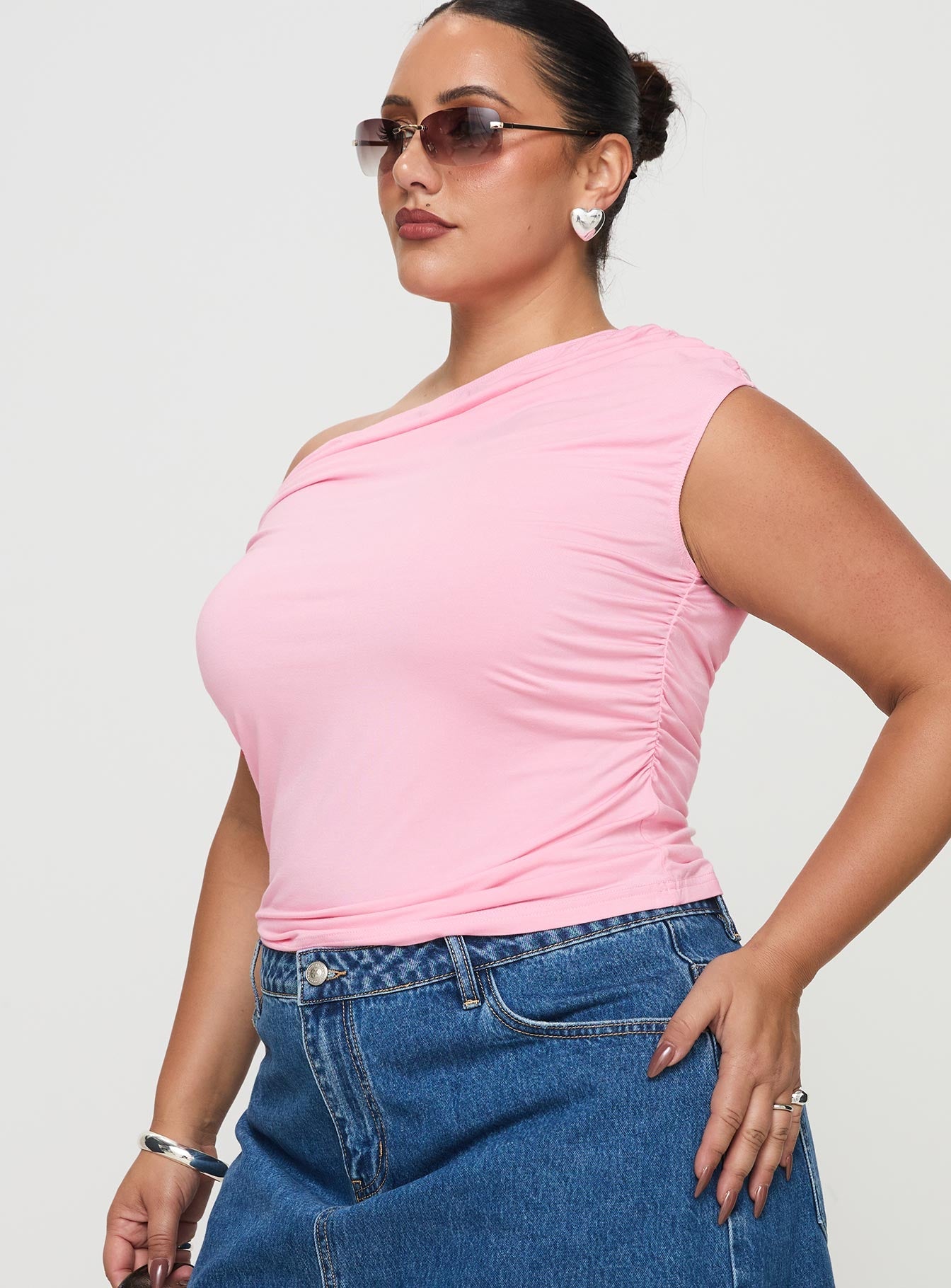 Beller Top Pink Curve