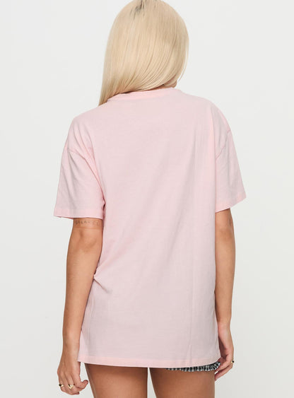 Asta Oversized Tee Pink