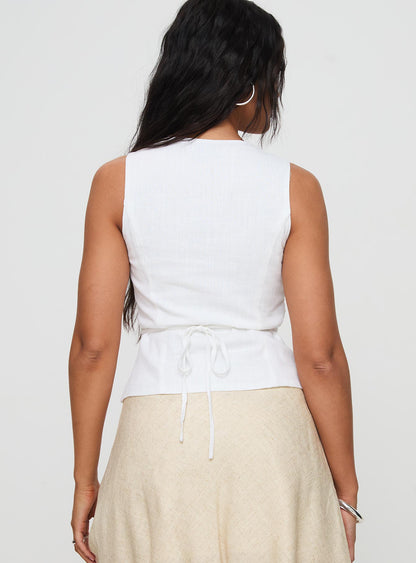 Anabeth Top White