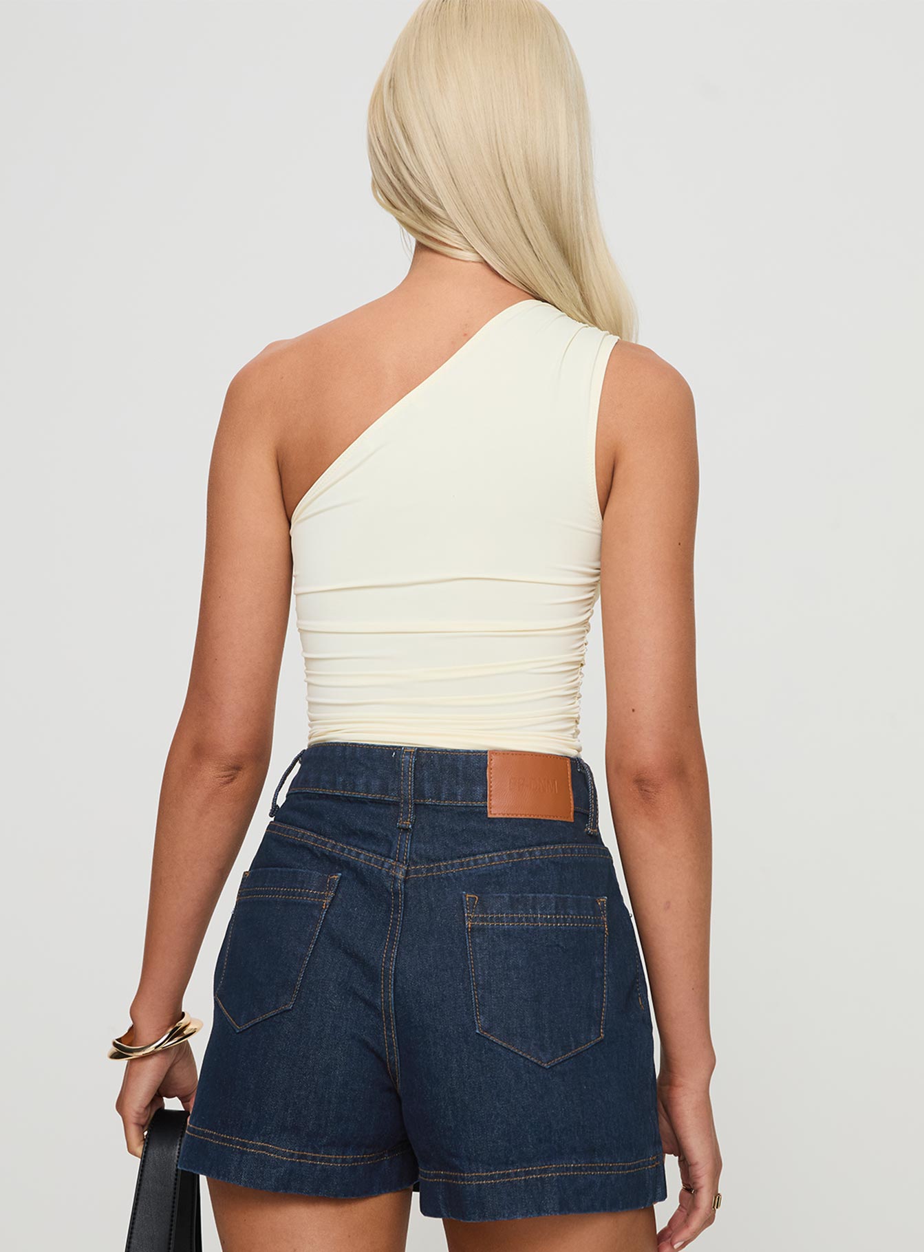 Annem One Shoulder Top Cream