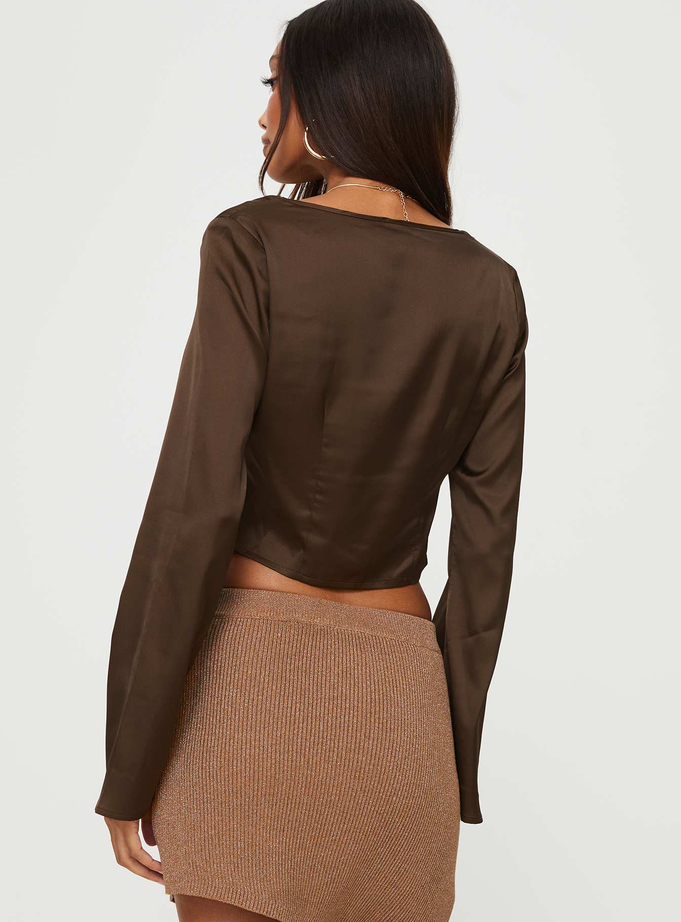 Brunner Long Sleeve Top Brown