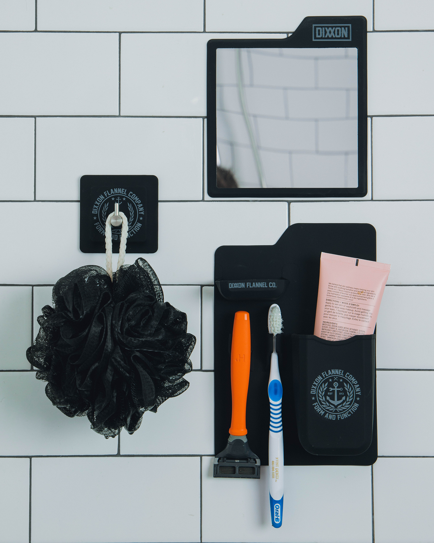 Adhesive Razor Tray - Black