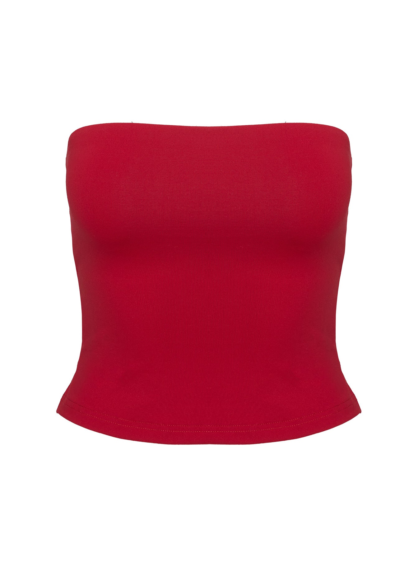 Aurorah Strapless Top Red