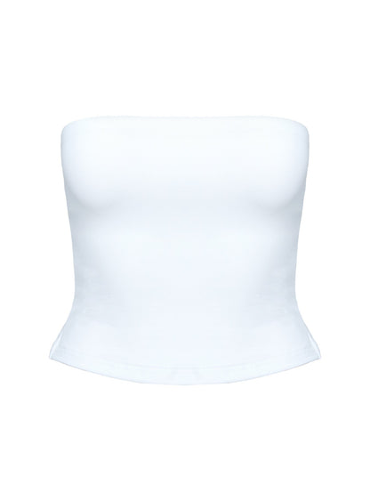 Aurorah Strapless Top White