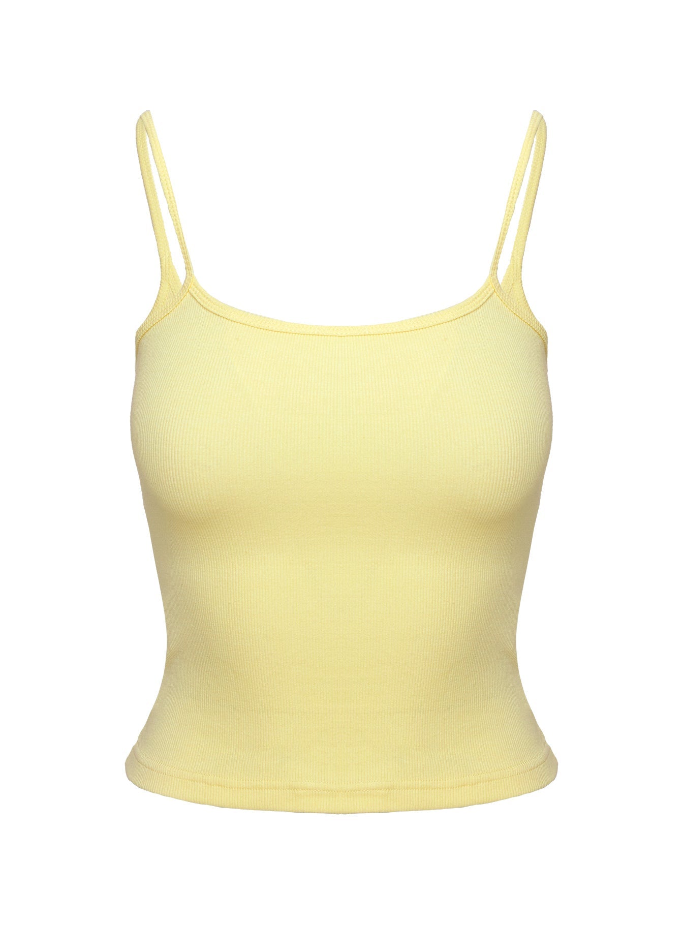 Baseline Rib Top Yellow