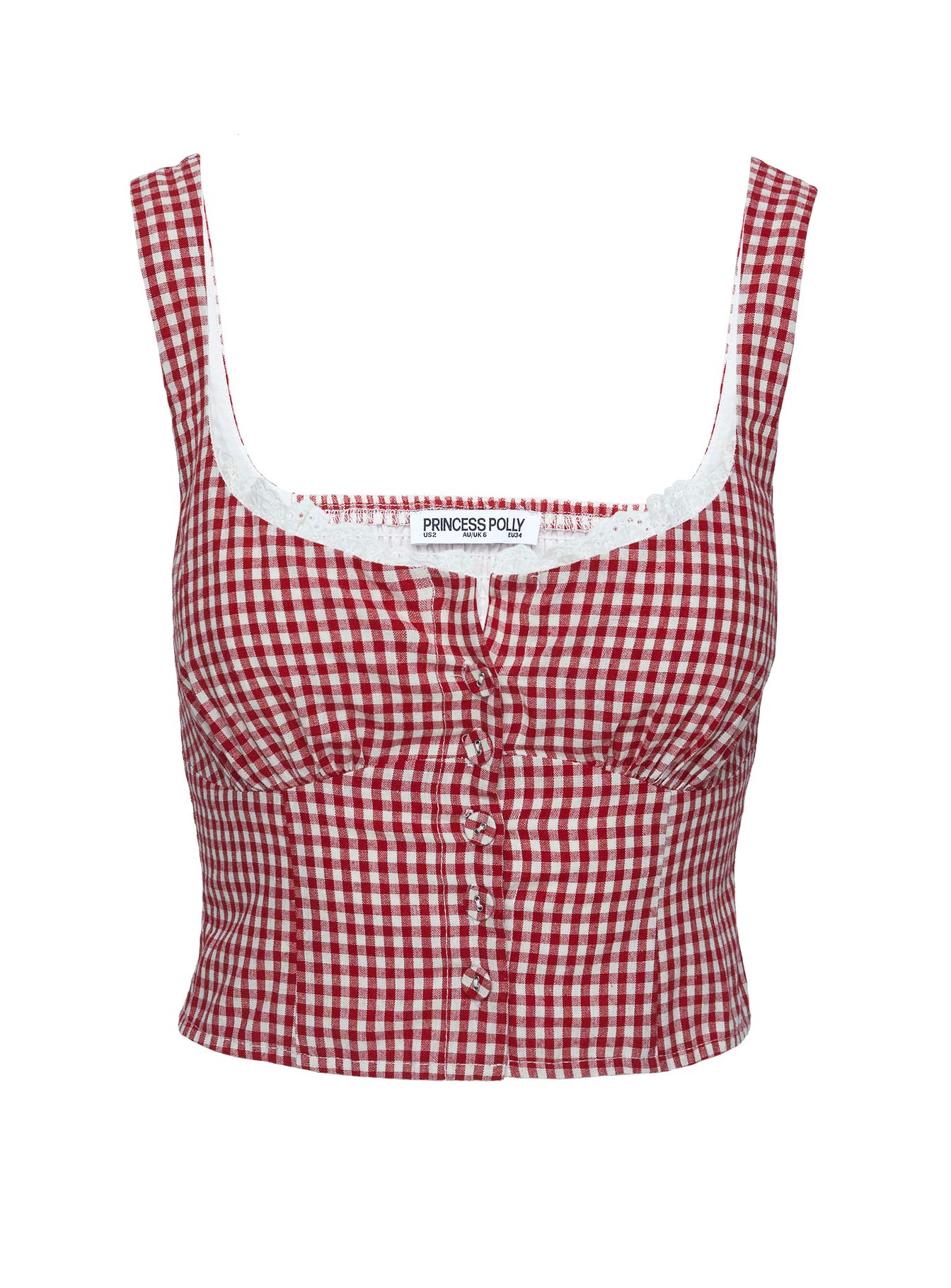 Bruncheon Top Red / White