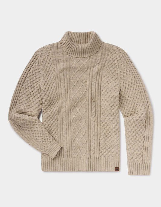 Cable Knit Rollneck Sweater