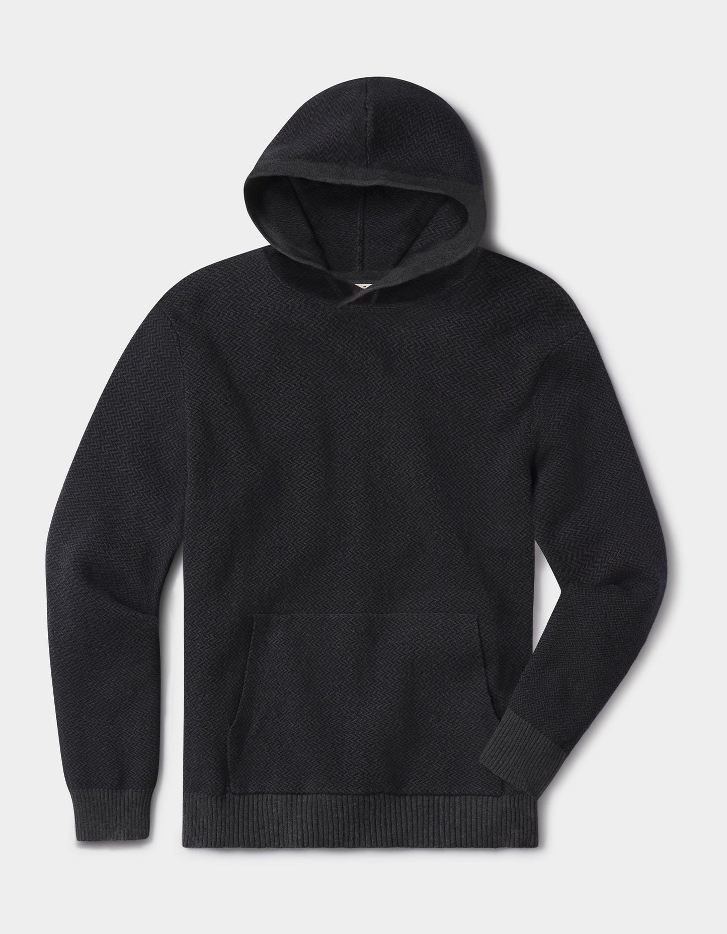 Herringbone Knit Hoodie