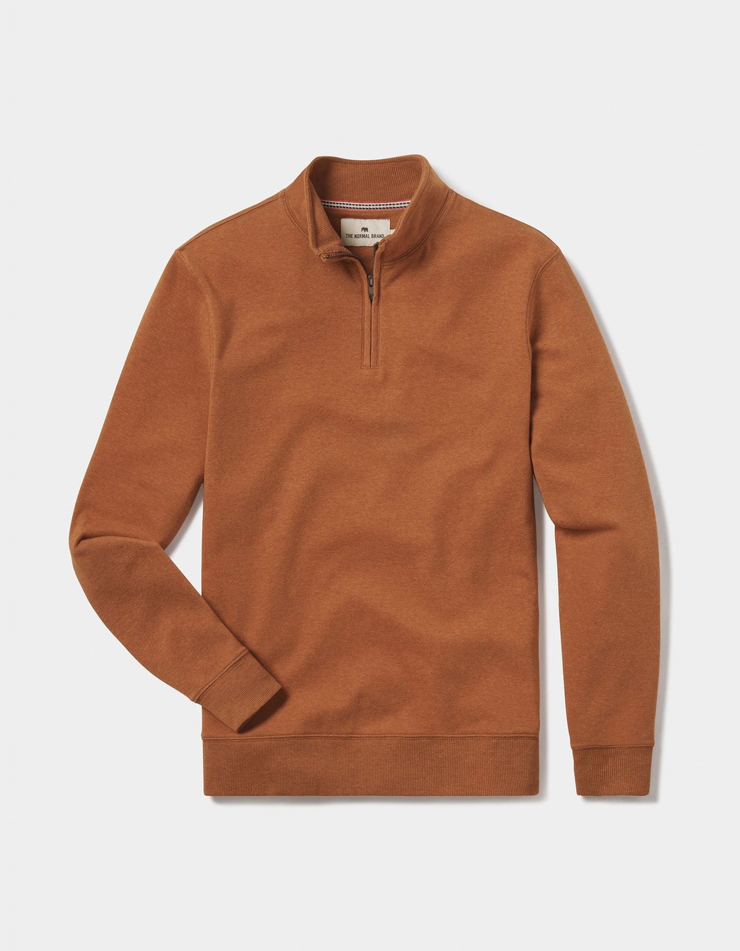 Puremeso Weekend Quarter Zip in Almond