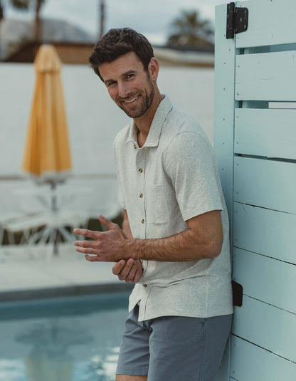 Active Puremeso Weekend Button Down in Stone