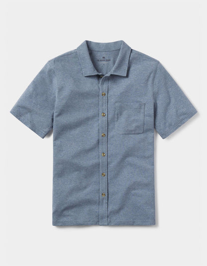 Active Puremeso Weekend Button Down in Lake Blue