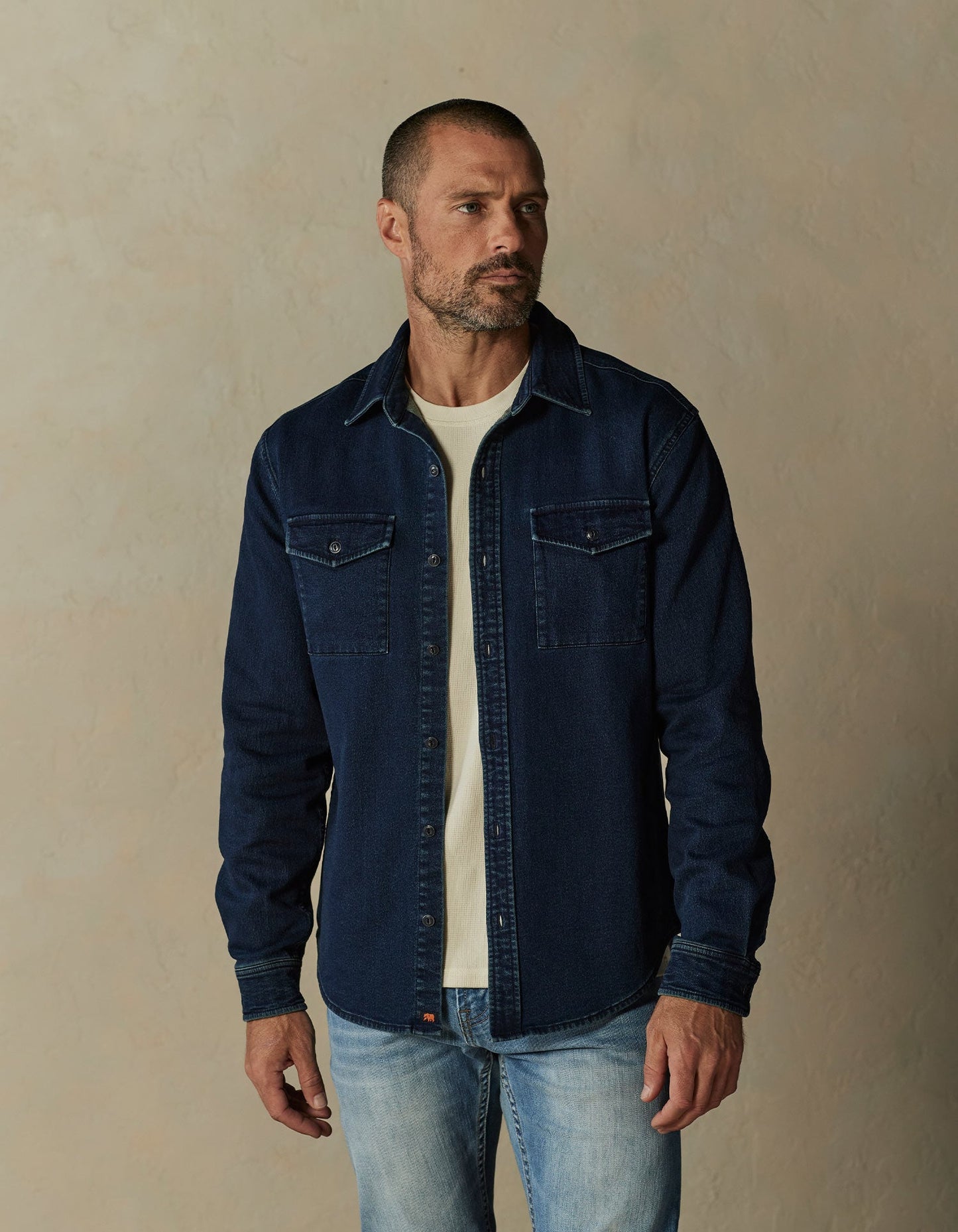 Big Jake Shirt Jacket in Dark Indigo