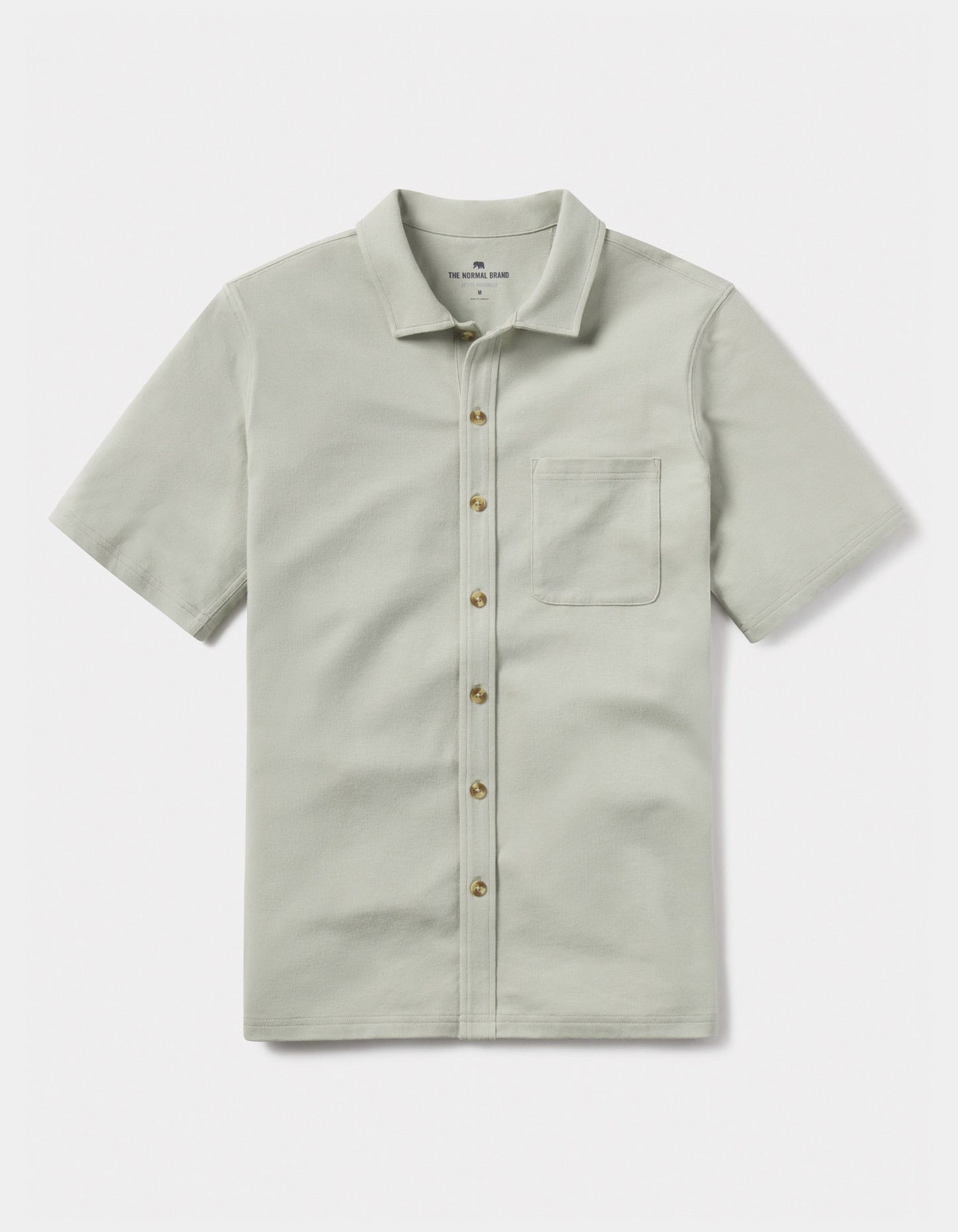 Active Puremeso Weekend Button Down in Sage