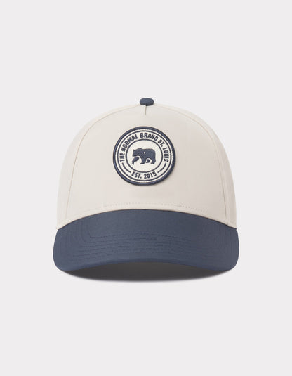 All Day Cap in Khaki/Navy