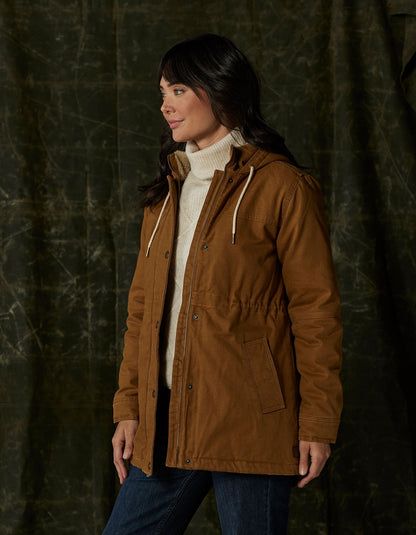 Betsie Canvas Coat in Maple Glaze