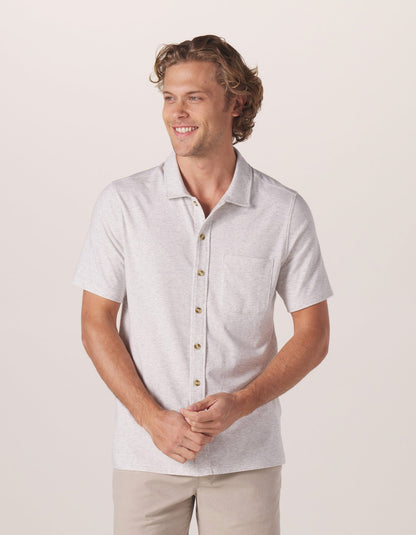 Active Puremeso Weekend Button Down in Stone