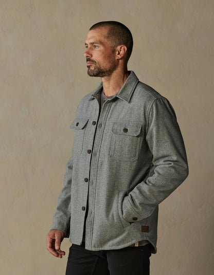 Brightside Flannel Lined Workwear Jacket in Ash