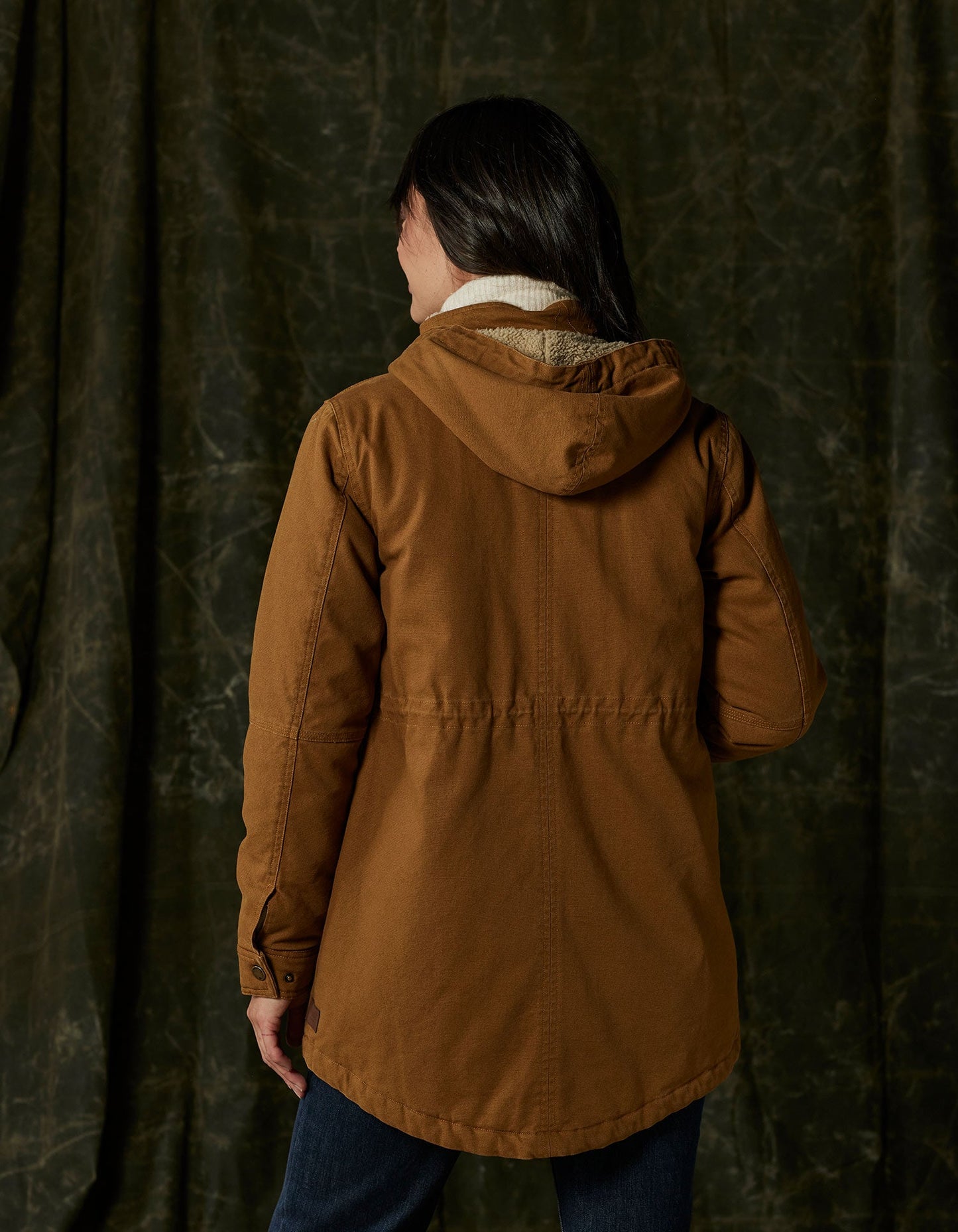 Betsie Canvas Coat in Maple Glaze