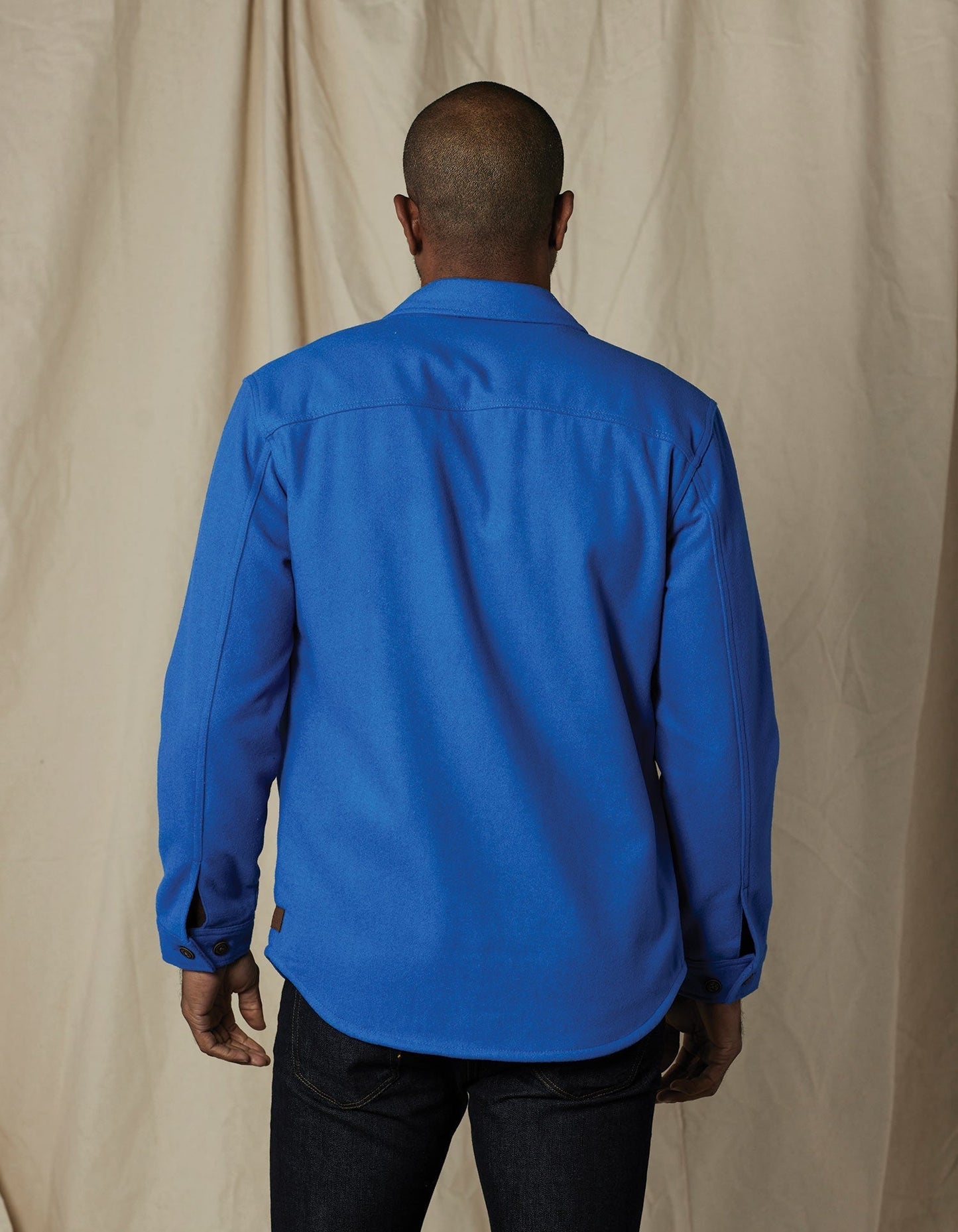 Brightside Flannel Lined Workwear Jacket in Cobalt