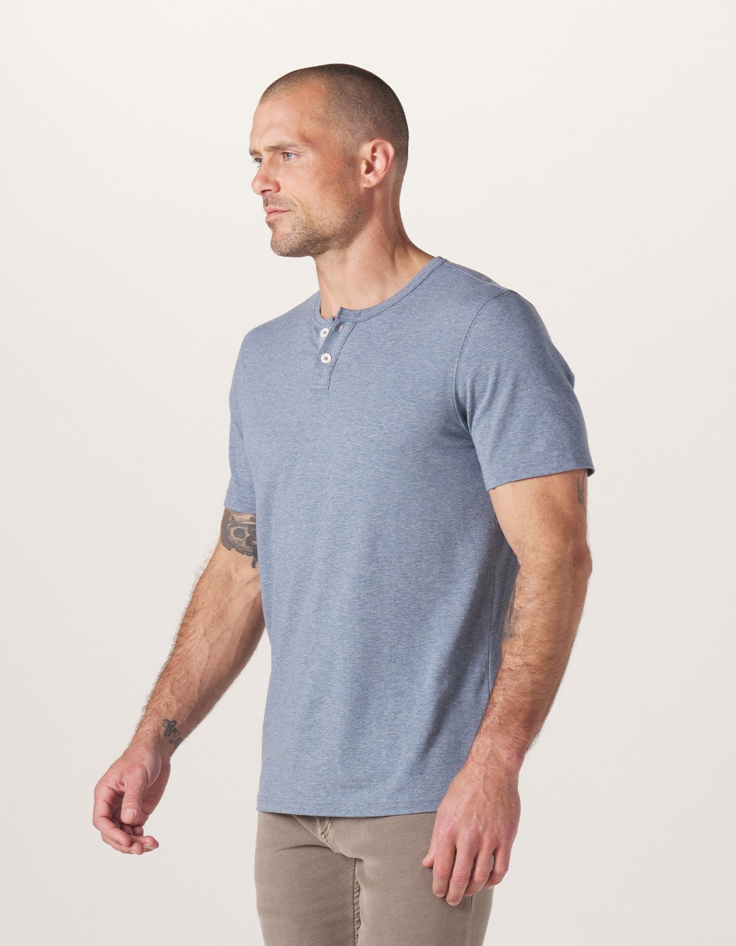 Active Puremeso Weekend Henley in Blue