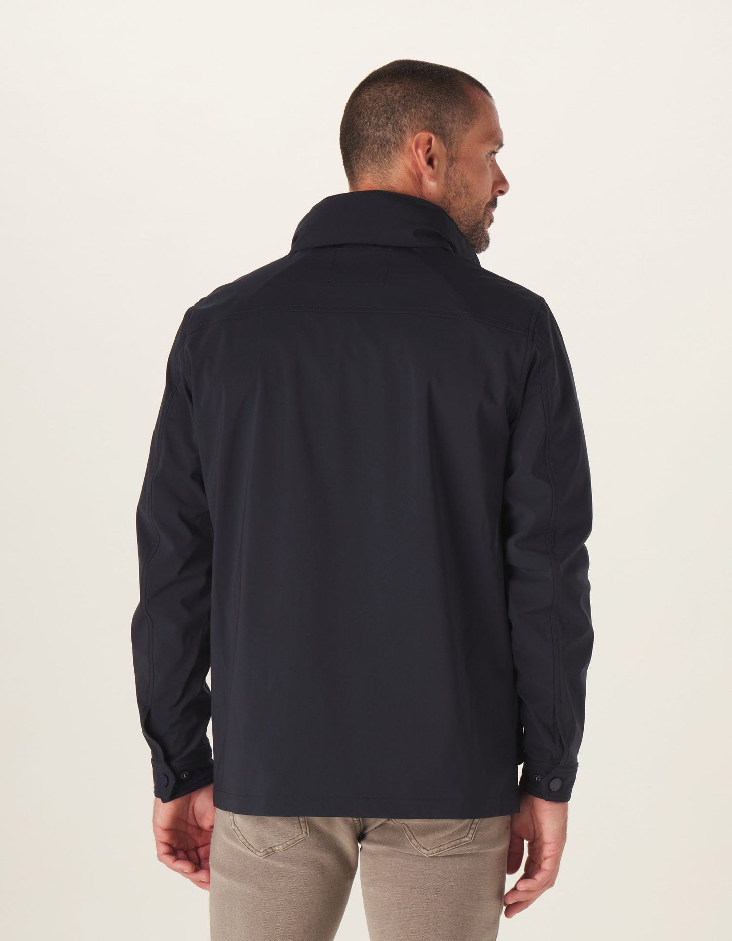 Bonded Shell Jacket in Navy