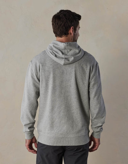 Cole Terry Hoodie in Heathered Grey