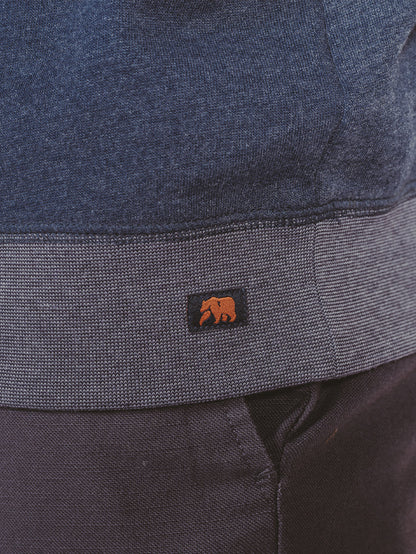 Clay Fleece Pullover in Navy