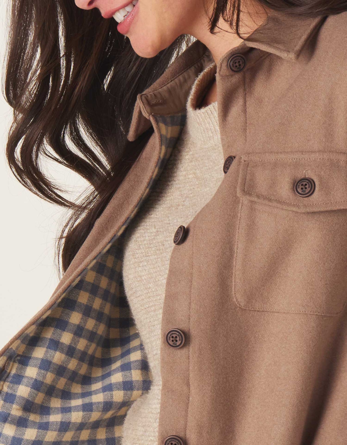 Women's Brightside Flannel-Lined Jacket in Pine Bark