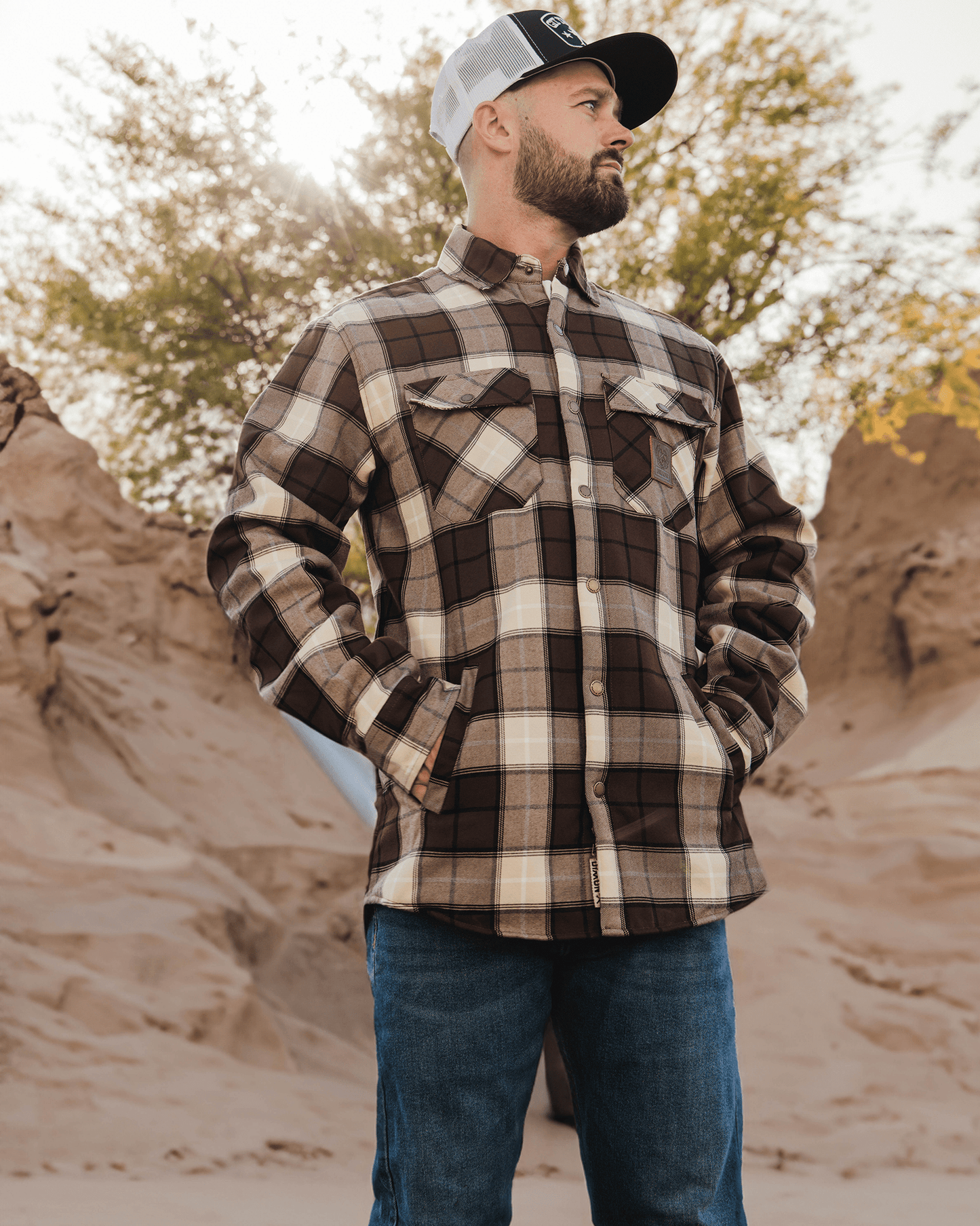 Amarillo Sherpa Lined Flannel Jacket