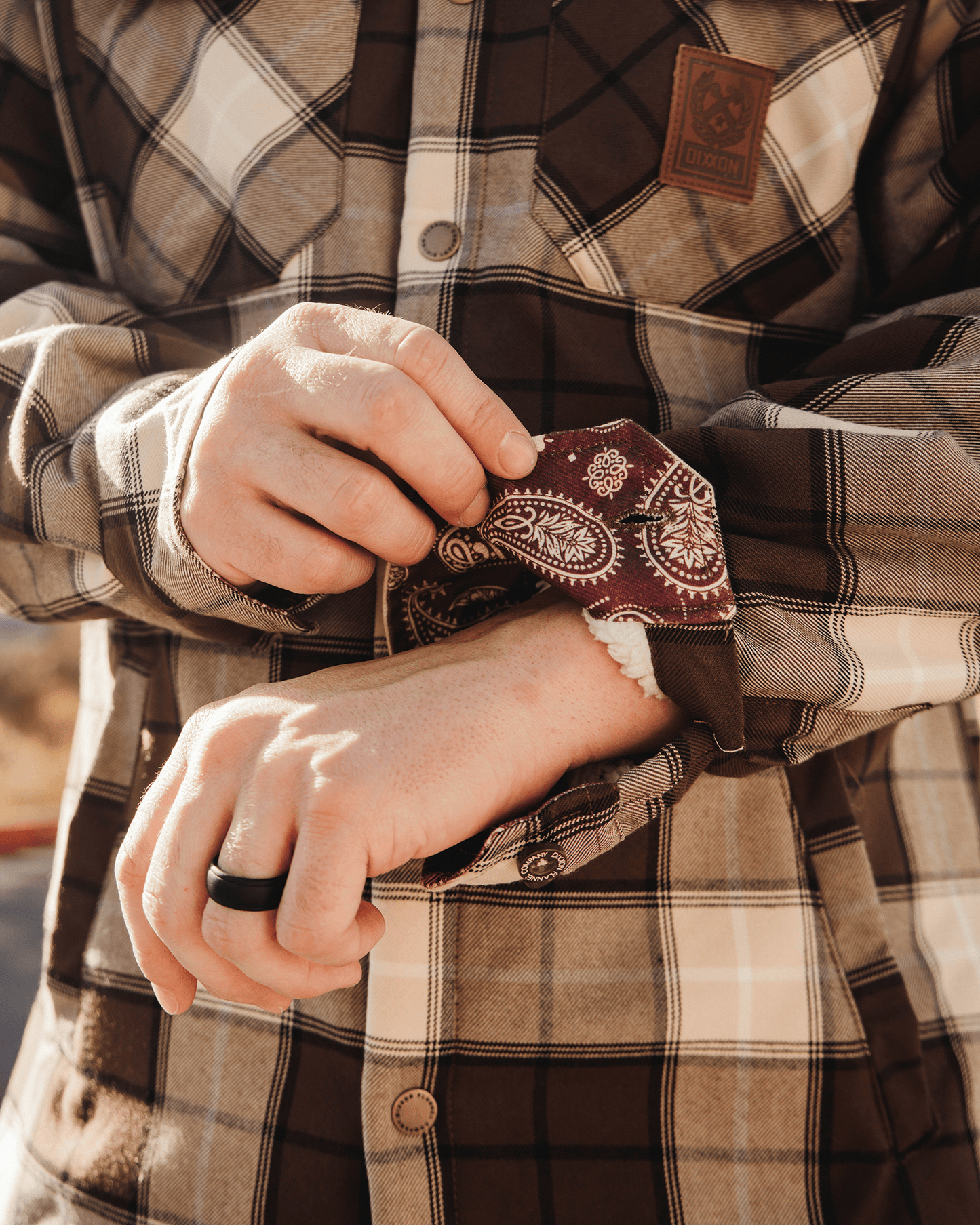 Amarillo Sherpa Lined Flannel Jacket