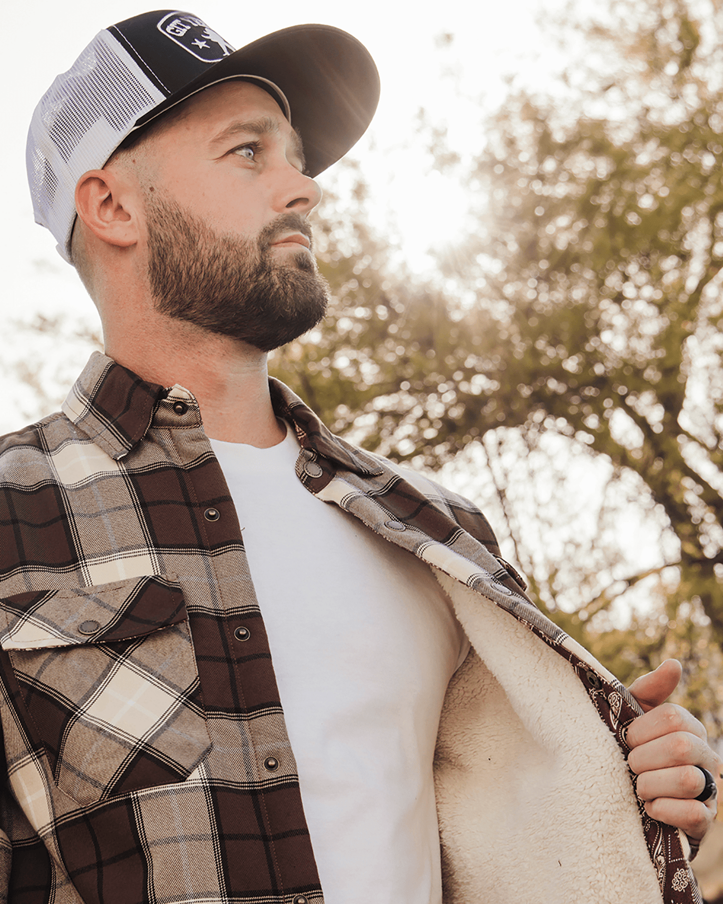 Amarillo Sherpa Lined Flannel Jacket