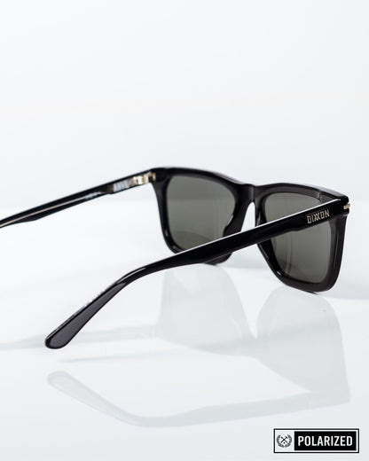 Anvil Sunglasses - Polished Black & Gray Polarized