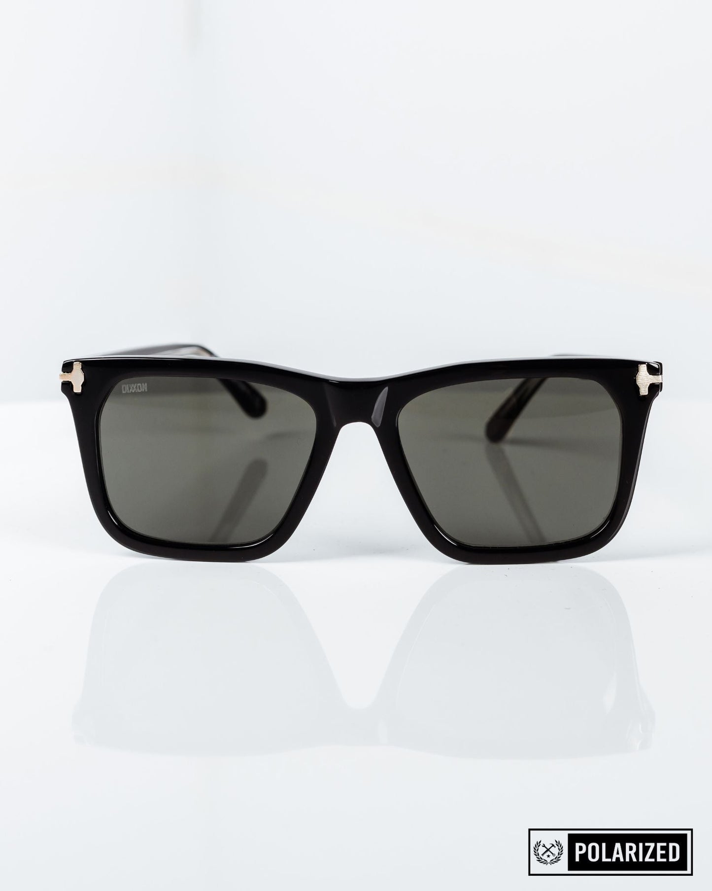 Anvil Sunglasses - Polished Black & Gray Polarized