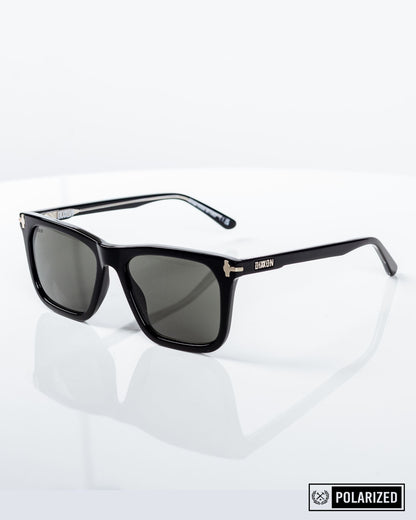 Anvil Sunglasses - Polished Black & Gray Polarized