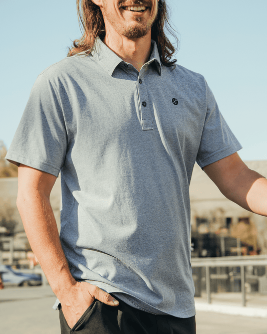 Athletic Premium Polo - Charcoal