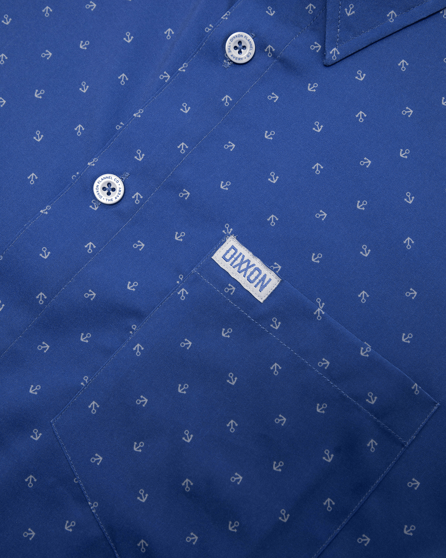 Avery Party Shirt - Blue & Gray