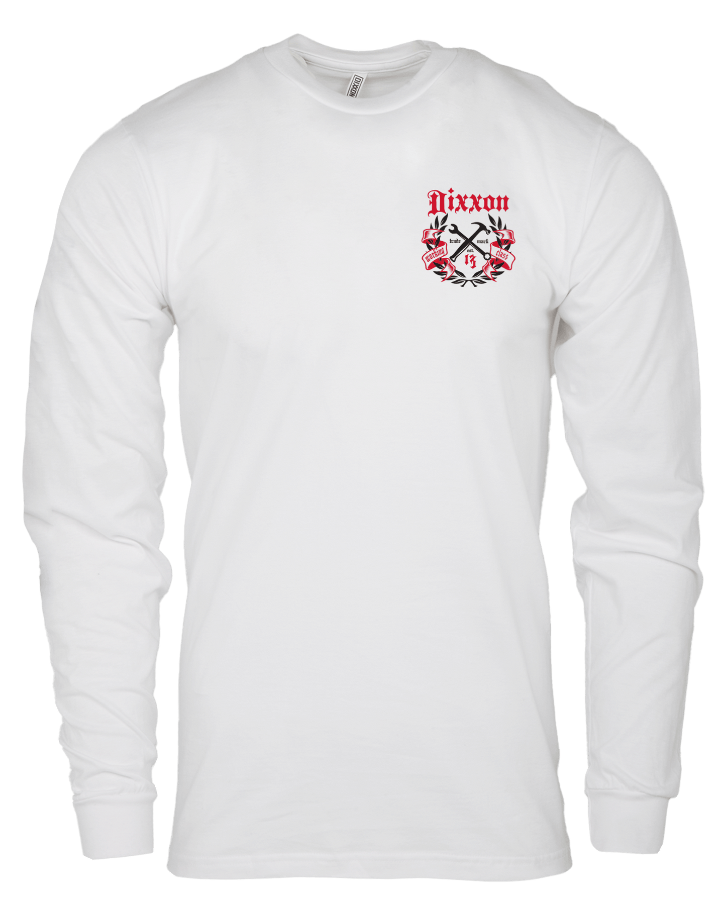 Award Long Sleeve T-Shirt - White, Black, & Red