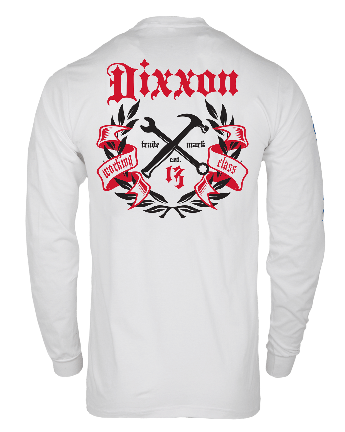 Award Long Sleeve T-Shirt - White, Black, & Red