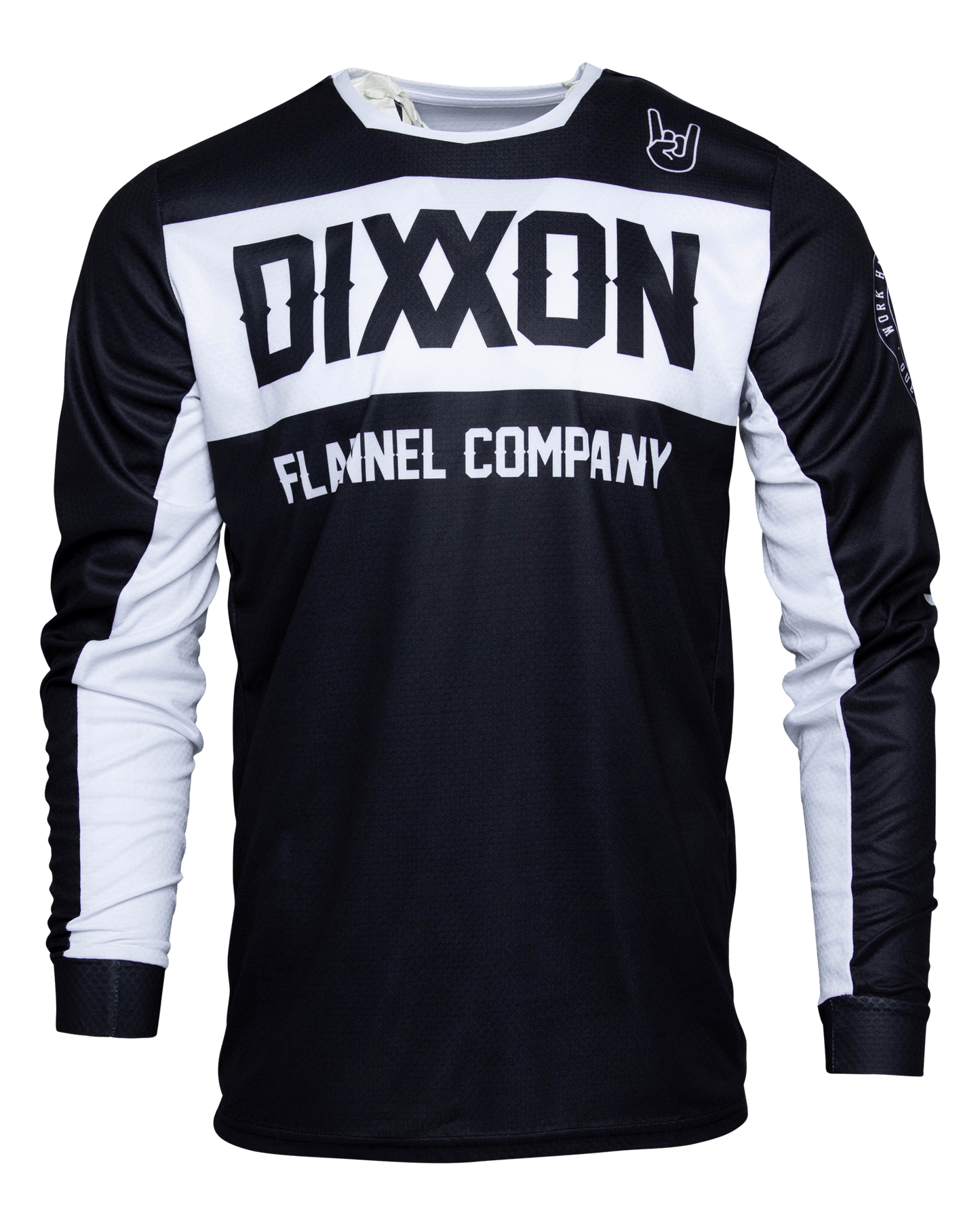 Badge Off-Road / MX Jersey - Black & White