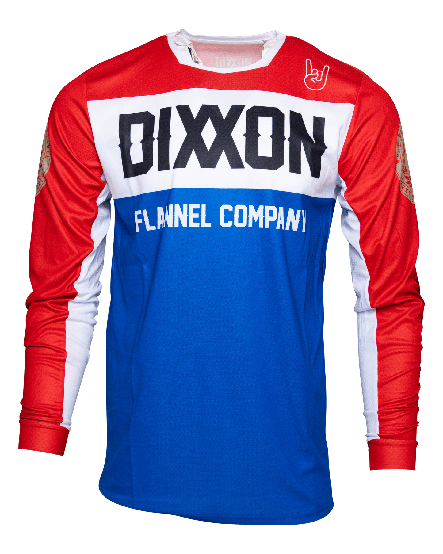 Badge Off-Road / MX Jersey - Red, White, & Blue