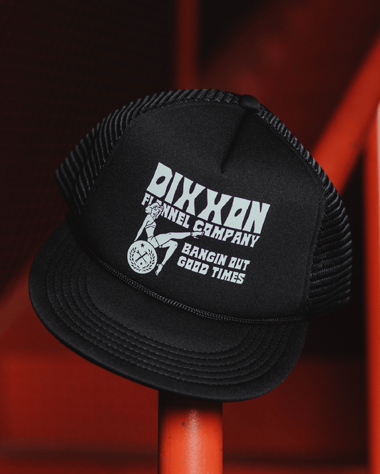 Bangin’ Out the Good Times Flat Bill Foam Trucker Snapback